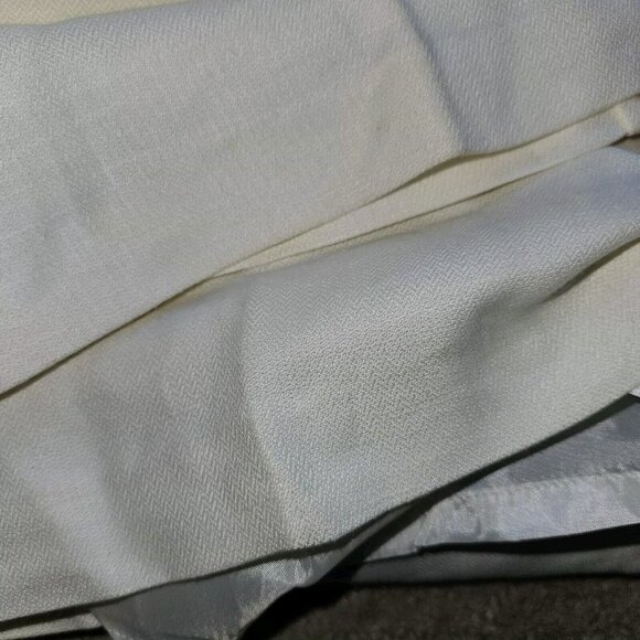 Emma James Wide Leg Pants Womens 16 Ivory Linen Blend Trousers Lined Washable - Picture 10 of 10